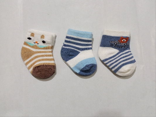 Pack of 3 Baby Socks.