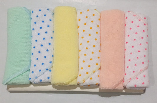 Pack of 6 Baby Face Towel.