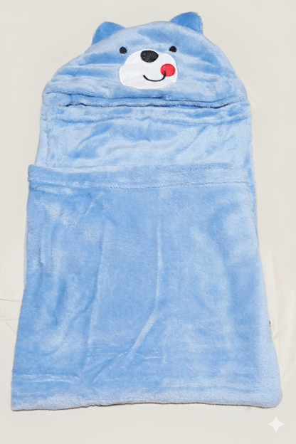 Character Hooded Baby Blanket.