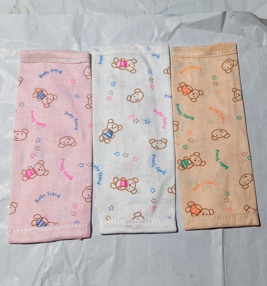 Pack of 3 Baby Mini Soft Face Towels.